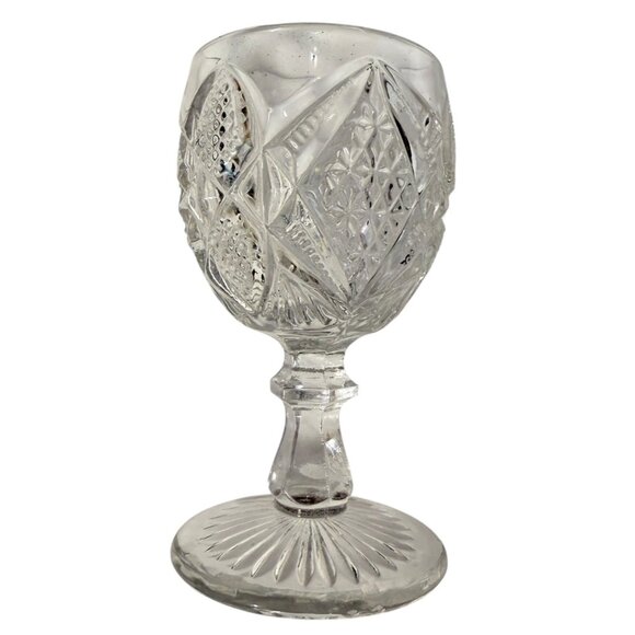 Atq EAPG Cordial 1897 Pennsylvania Balder Kamoni State Series US Glass - Picture 5 of 10